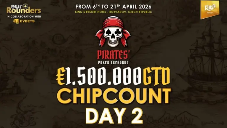 PPT Pirates Poker Treasure Main Event Blackbeard Mystery Bounty - Day 2 Chipcount