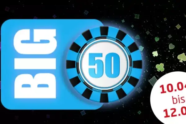 This weekend 3x Big 50 with €25.000 GTD each on win2day!