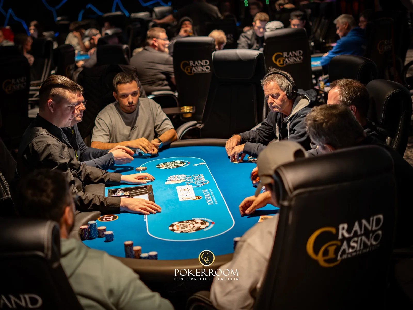 Monster chip lead for Antonio Chiafala at the CPF Mystery Bounty in GCLI!