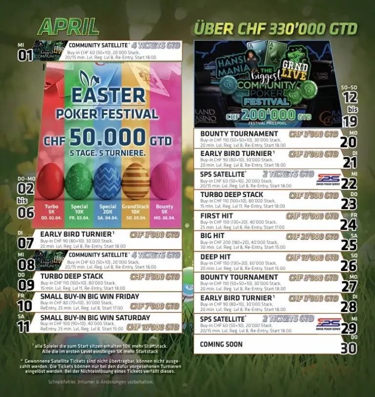 Der frühe Issogud fängt den Wurm beim GCLI Early Bird!