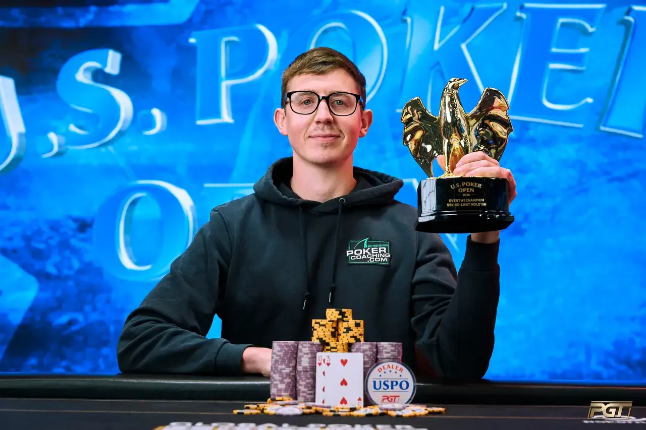 Brock Wilson claims fifth PGT career title at US Poker Open #1!