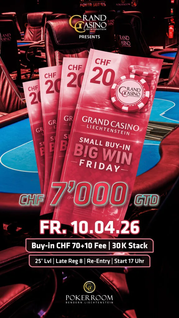 GC Pokerroom – Heads-Up Deal ends Turbo Deep Stack; CHF 1.300 for Divis!