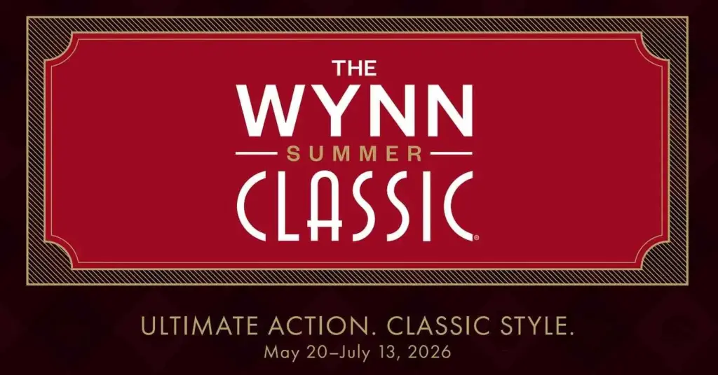 Wynn Summer Classics during the WSOP with  Mio. GTD Championship and full schedule!