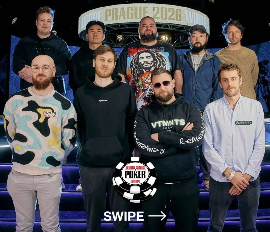 WSOPE Main Event Final – DACH players out; €2 million for the winner!