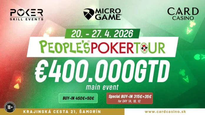 Nanos mit Chiplead im ersten „Schnäppchen“-Flight der €400.000 gtd. Peoples Poker Tour
