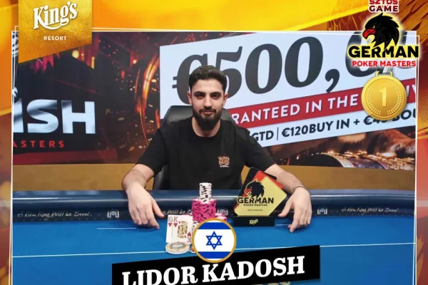 Lidor Kadosh wins the 'Easter Edition' of the German Poker Masters!