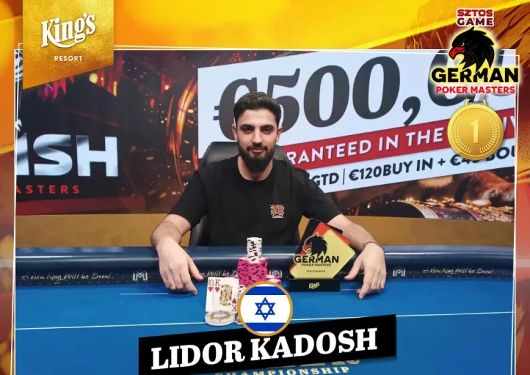 Lidor Kadosh wins the 'Easter Edition' of the German Poker Masters!