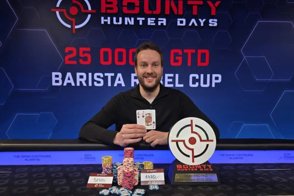 Martin Rauch triumphs at the BHD PKO M.E. at Grand Casino Asch!
