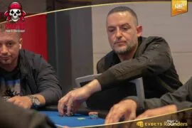 1D chip leader Mazouk cracks the million mark in the €1.5M gtd. Pirates‘ Poker Treasure Main Event!