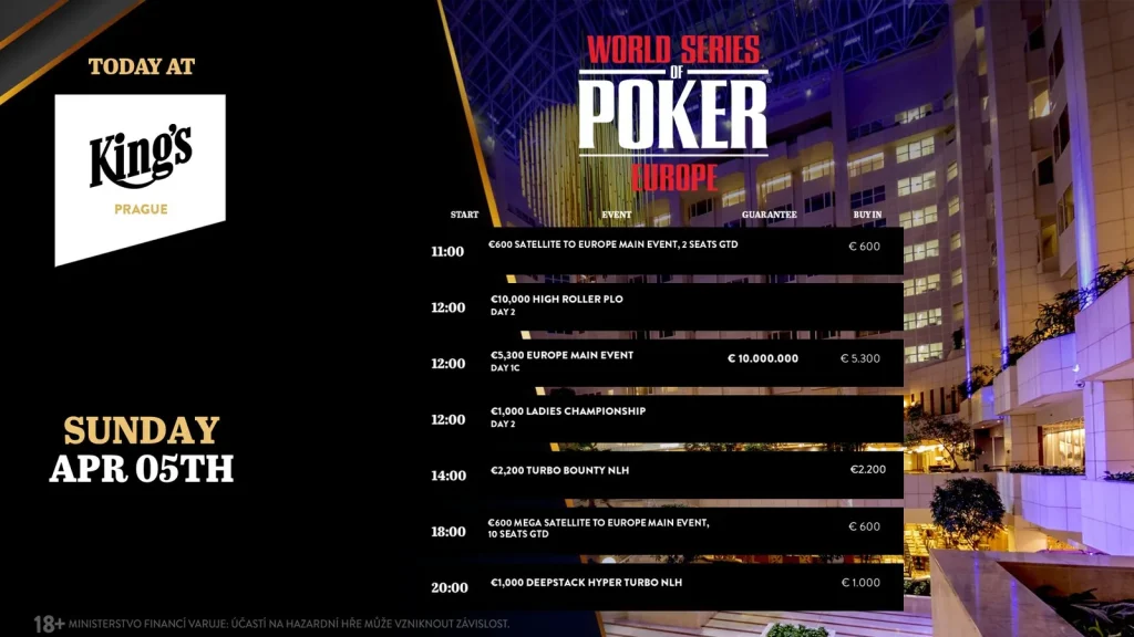 WSOPE #6: 197 ladies play for the Ladies title!