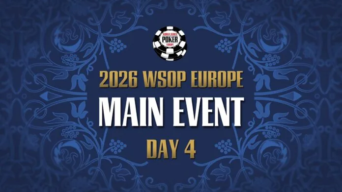 Wednesday from 16:30 – Livestream of Day 4 of the €5.300 WSOP Europe Main Event!