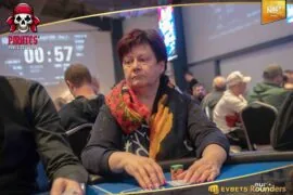 1D chip leader Mazouk cracks the million mark in the €1.5M gtd. Pirates‘ Poker Treasure Main Event!