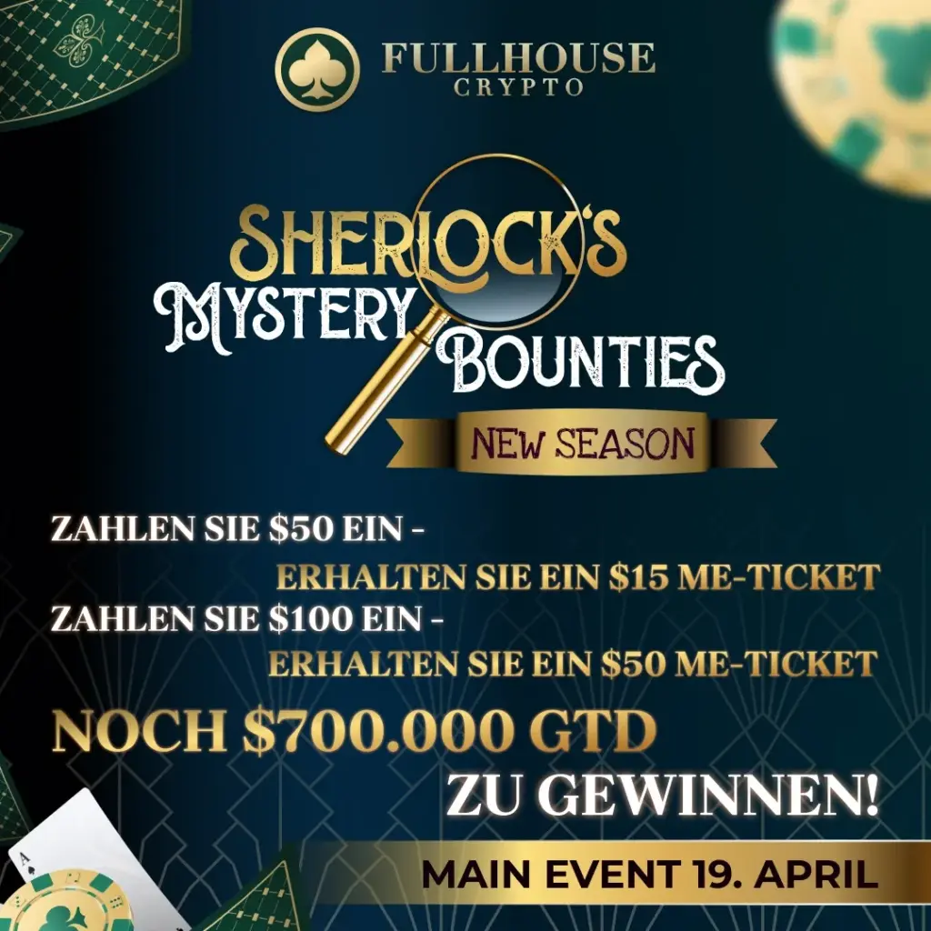 Sherlocks Mystery Bounties - FHC FullHouse Crypto Full House Crypto - DE