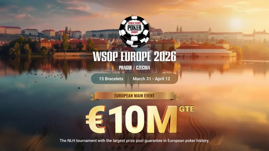 Monday from 14:30 – Livestream of Day 2 of the €5.300 WSOP Europe Main Event!