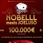 "Nobelll" meets "Joeluso" with seven daily tournaments and €100.000 GTD in the GCA Pokerroom 2.0!