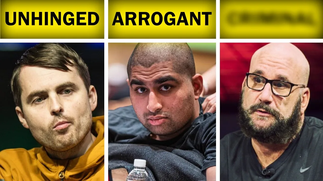 The 6 Most Hated Poker Players in History! (Video inside)