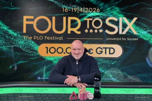€50.000! „Two Gun Tommy“ holt sich im Four to Six PLO Main Event den größten Einzelgewinn der GCA-Geschichte!