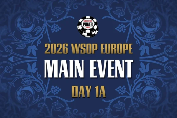 Friday from 21:30 – Livestream of Day 1a of the €5.300 WSOP Europe Main Event!