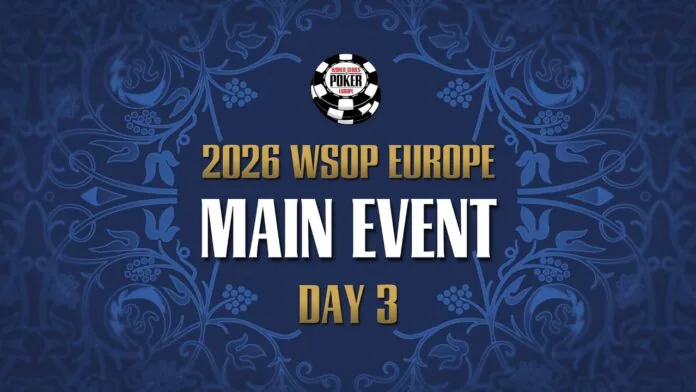 Tuesday from 16:30 – Livestream of Day 3 of the €5.300 WSOP Europe Main Event!